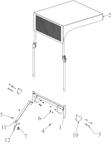 Replacement Parts Diagram and Parts List for 19A70068100 ZXT Cub Cadet Lawn Tractor